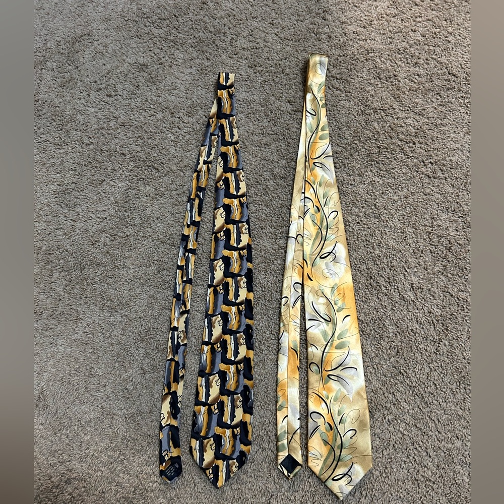 Jerry Garcia set of two ties.